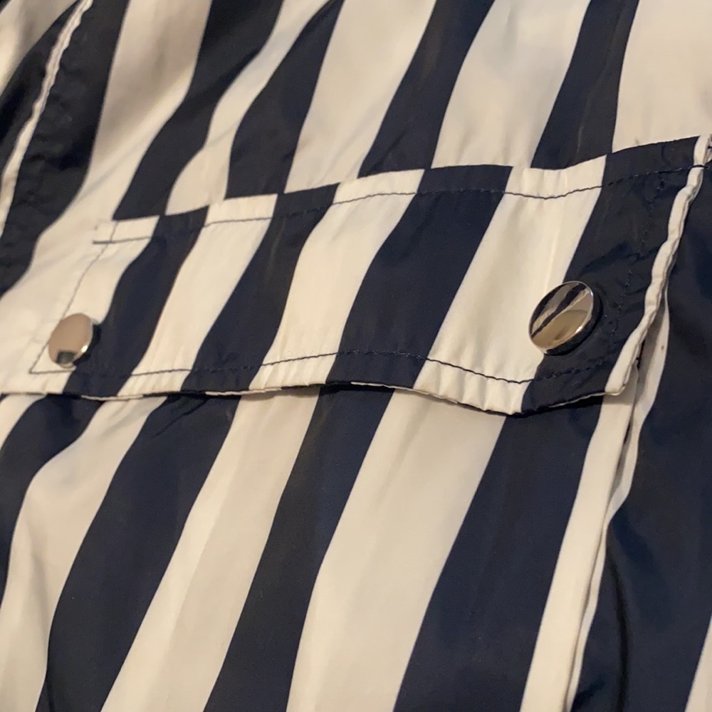 Zara Striped Jacket w/ Neon Drawstrings - Picture 5 of 7